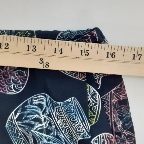 Diane Von Furstenberg Wrap Skirt 100% Silk Midi Pencil Skirt Cloisonné S Vintage - Picture 10 of 11